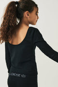 y yoga open back top - Noir