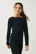 y yoga open back top - Noir