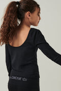 y yoga open back top - Noir