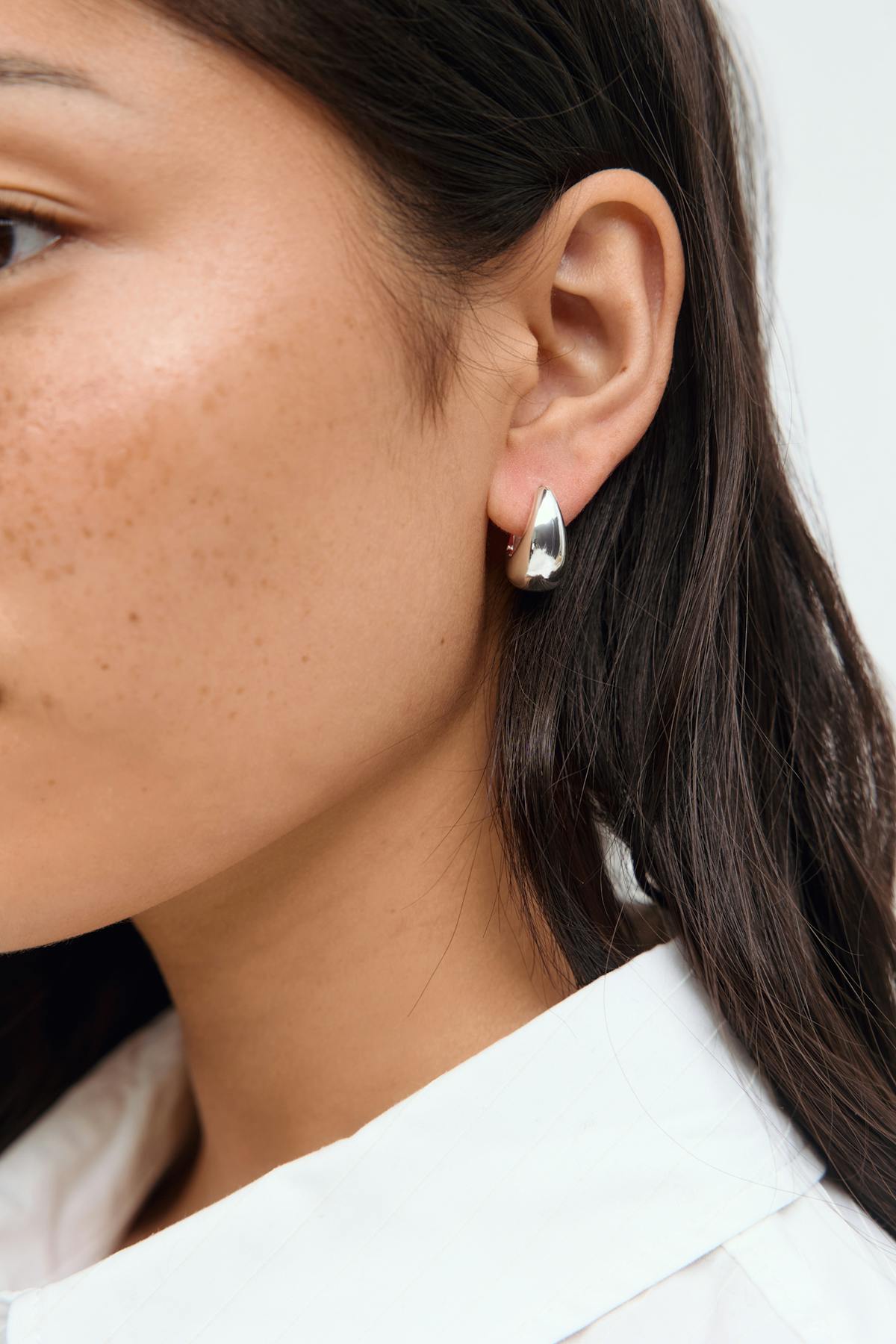 chubby hoops earrings