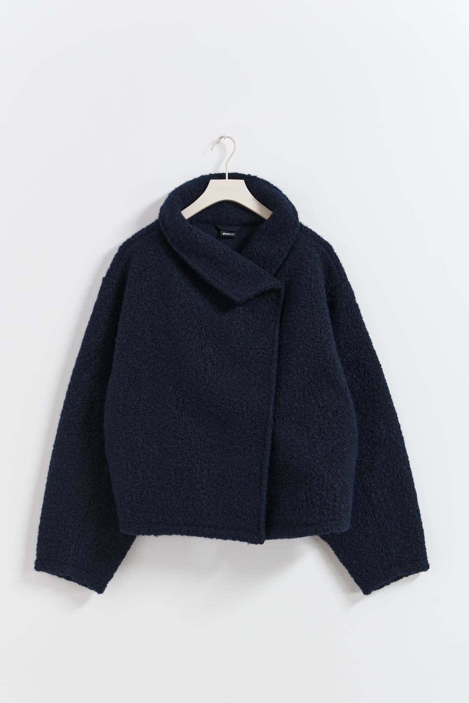 Soft boucle jacket - Bleu marine