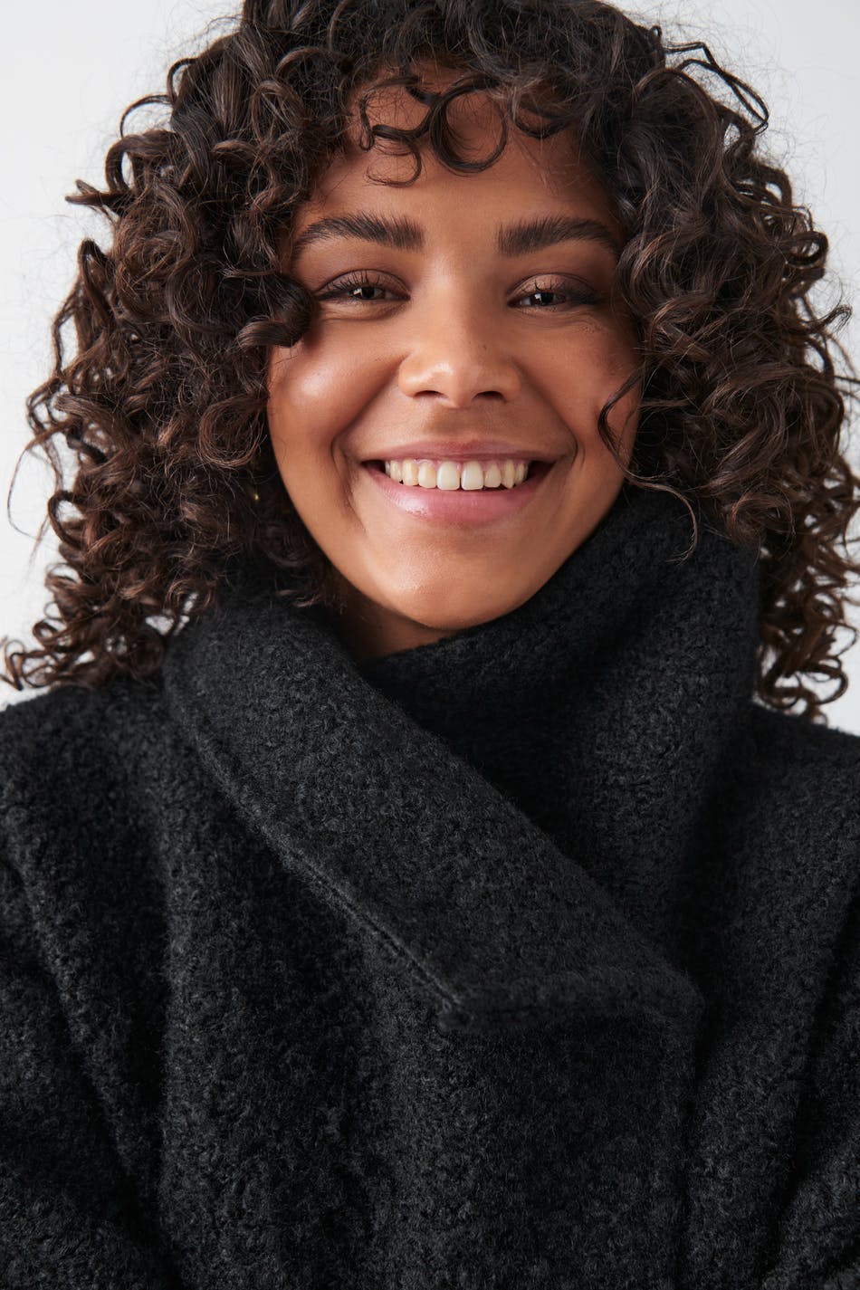 Soft boucle jacket - Noir