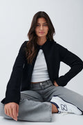One button knit cardigan - Gardenia