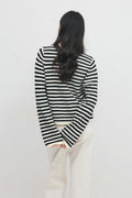 One button knit cardigan - Navy blazer