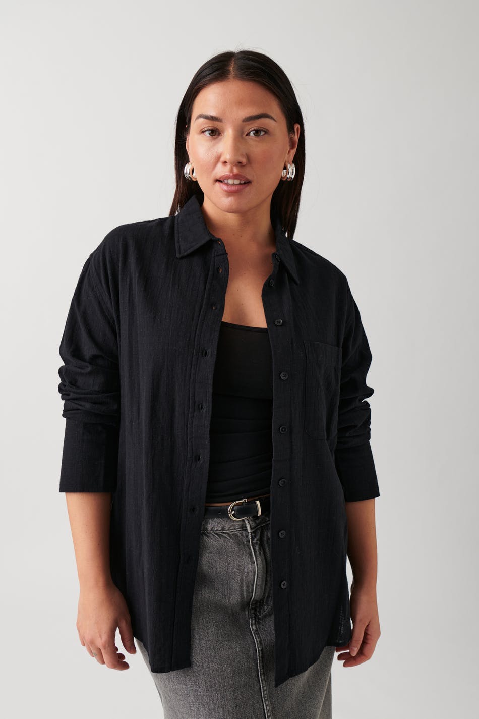Slub shirt - Blanc