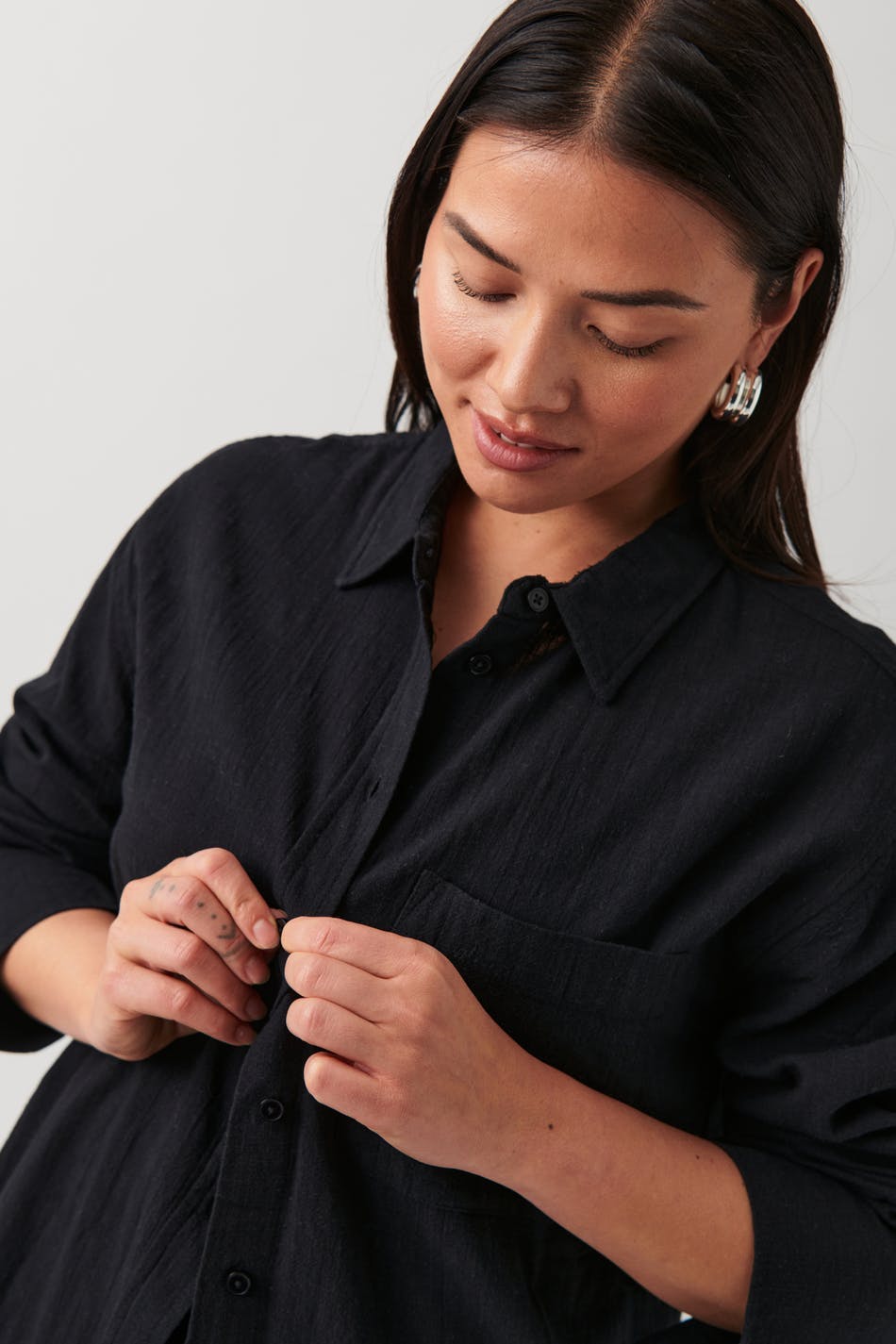 Slub shirt - Blanc