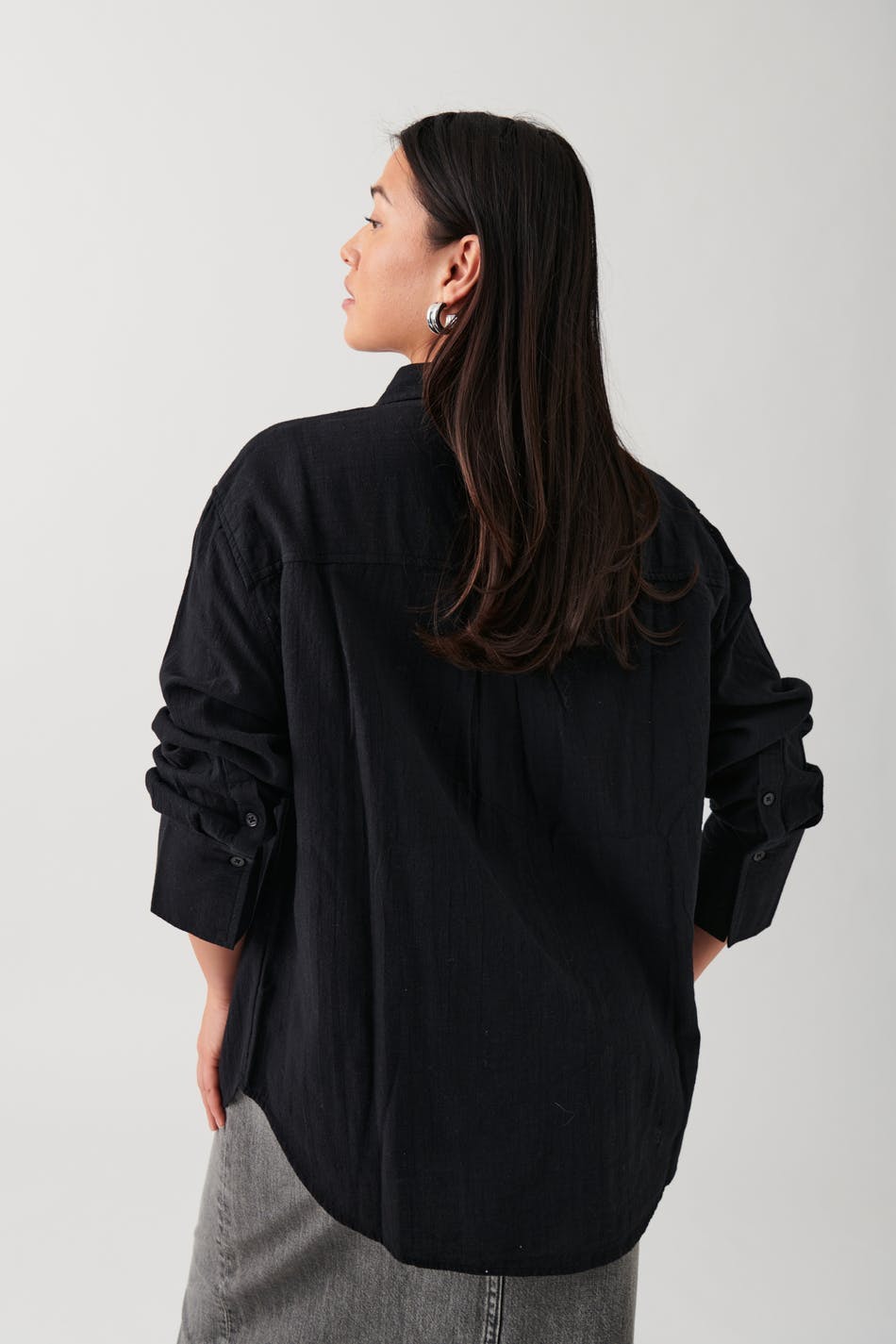 Slub shirt - Noir