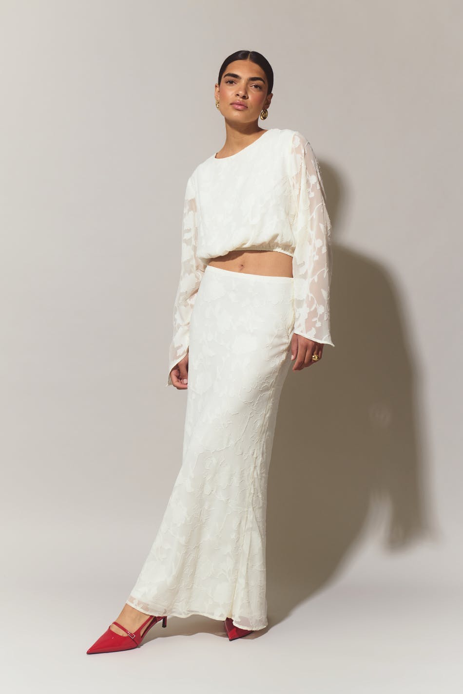 maxi skirt - Noir