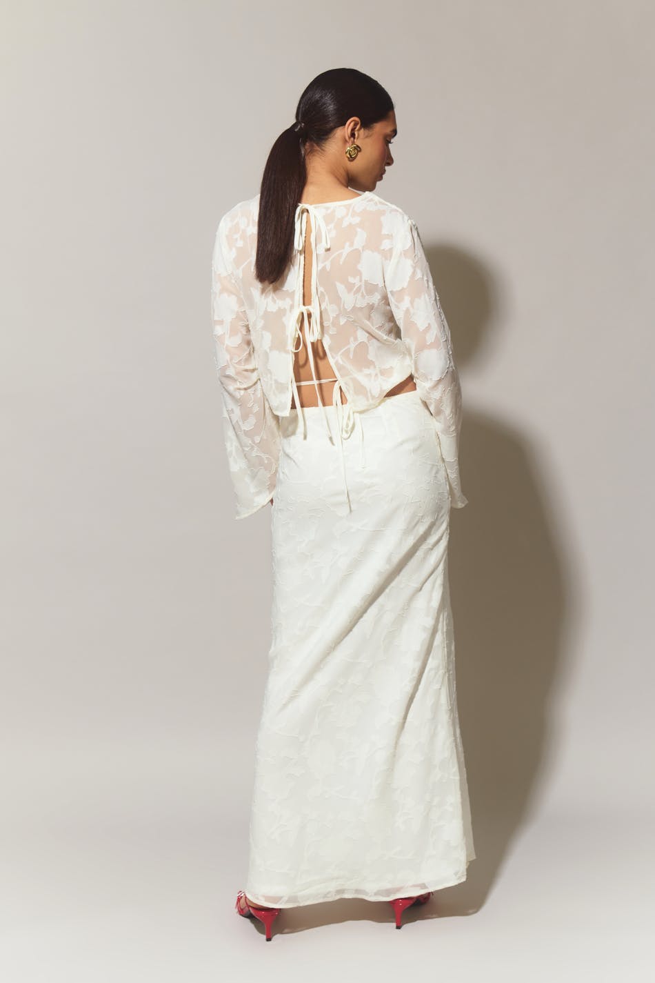 maxi skirt - Noir