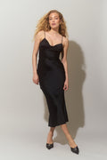 midi dress - Noir