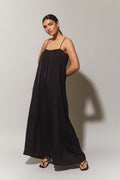 Flowy maxi dress - Noir