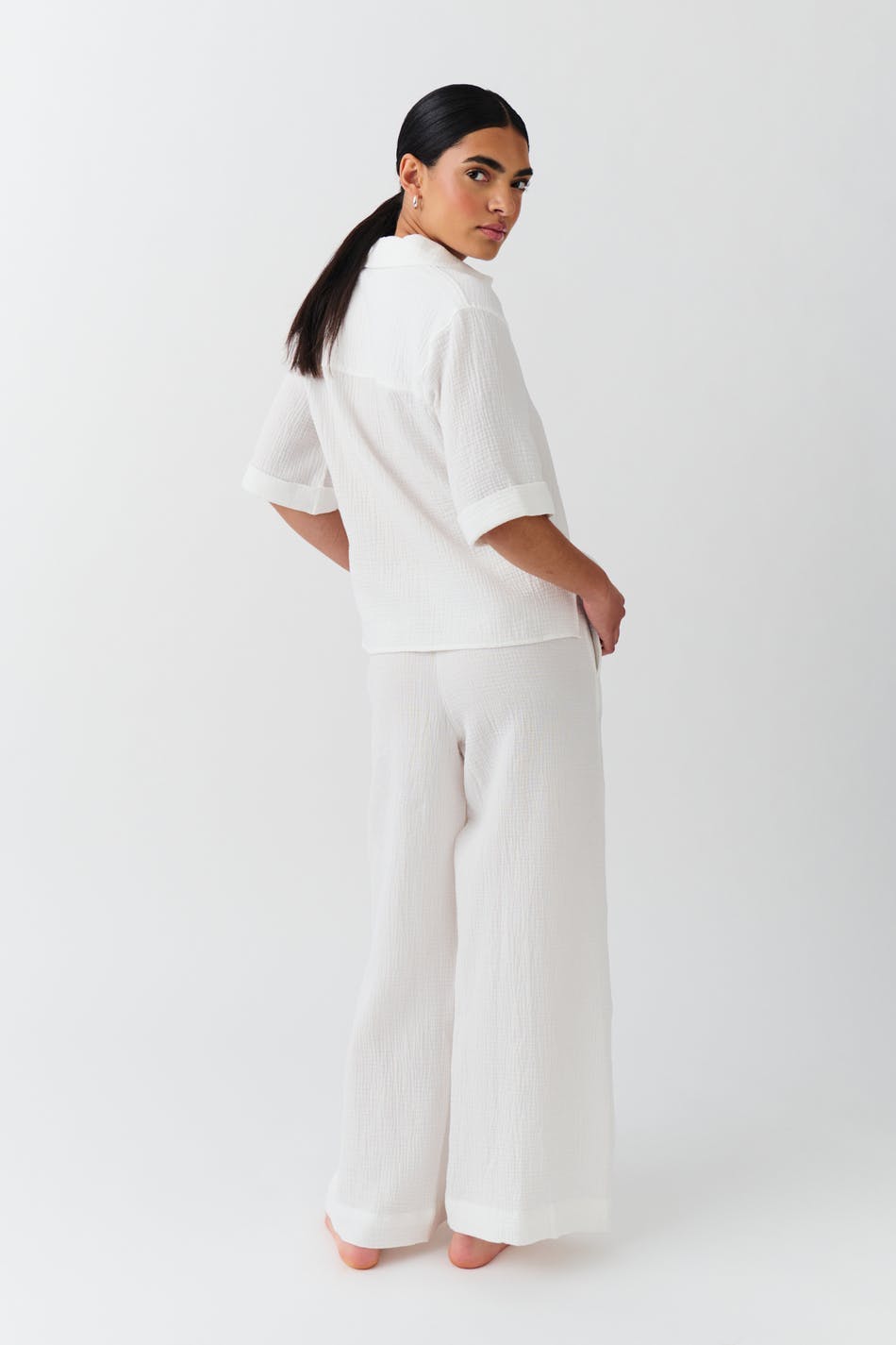 Gauze trousers - Noir