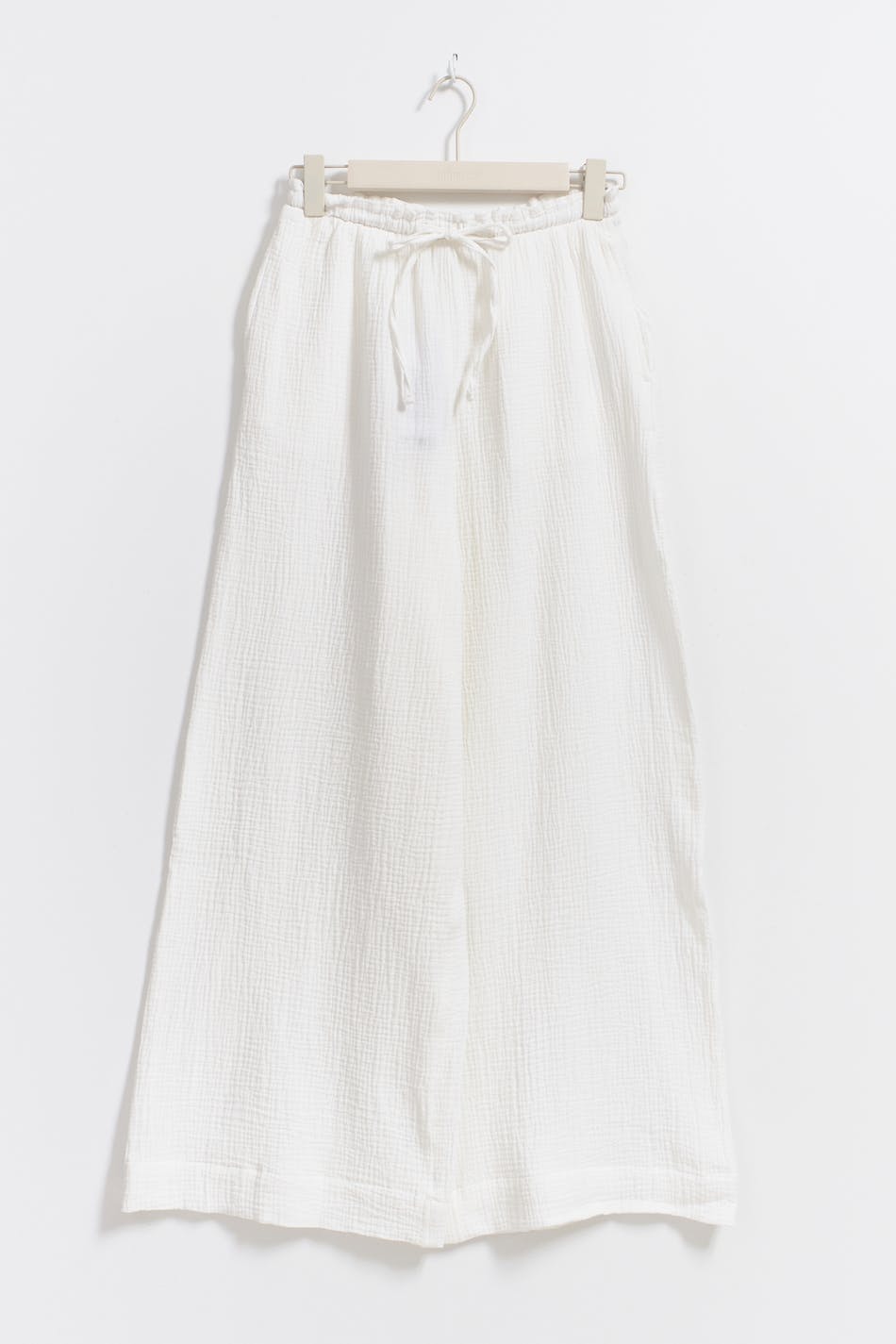 Gauze trousers - Blanc