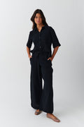 Gauze trousers - Noir