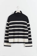 Turtleneck knit sweater