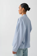 Linen blend bomber jacket - Noir