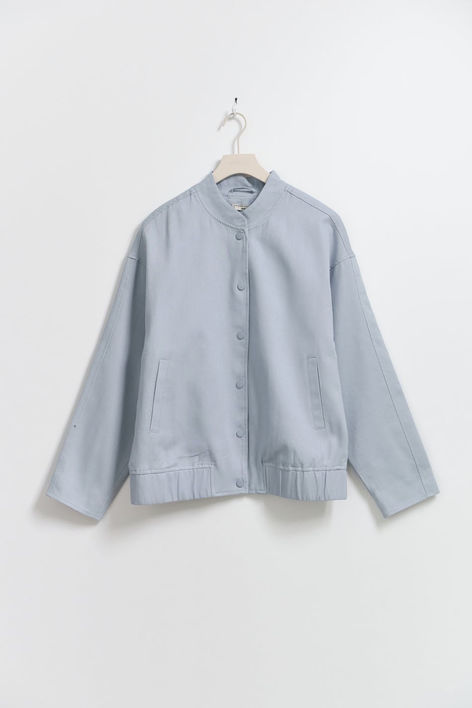 Linen blend bomber jacket - Noir