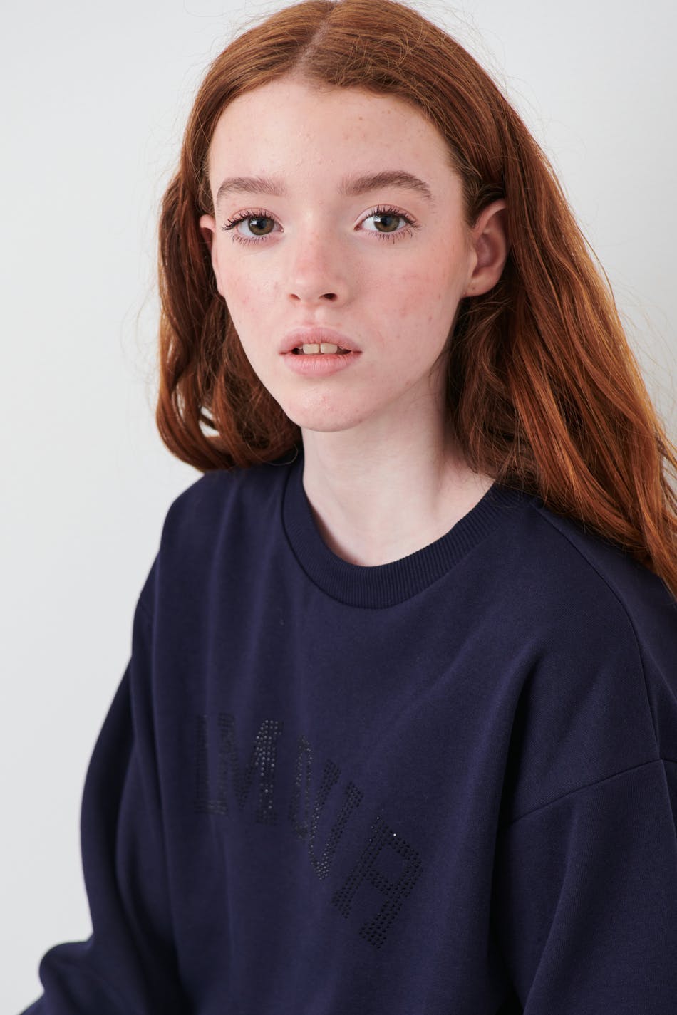 Y basic sweater - Bleu marine