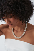 Long pearl necklace - Blanc cassé