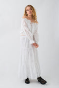 Off shoulder blouse - Blanc