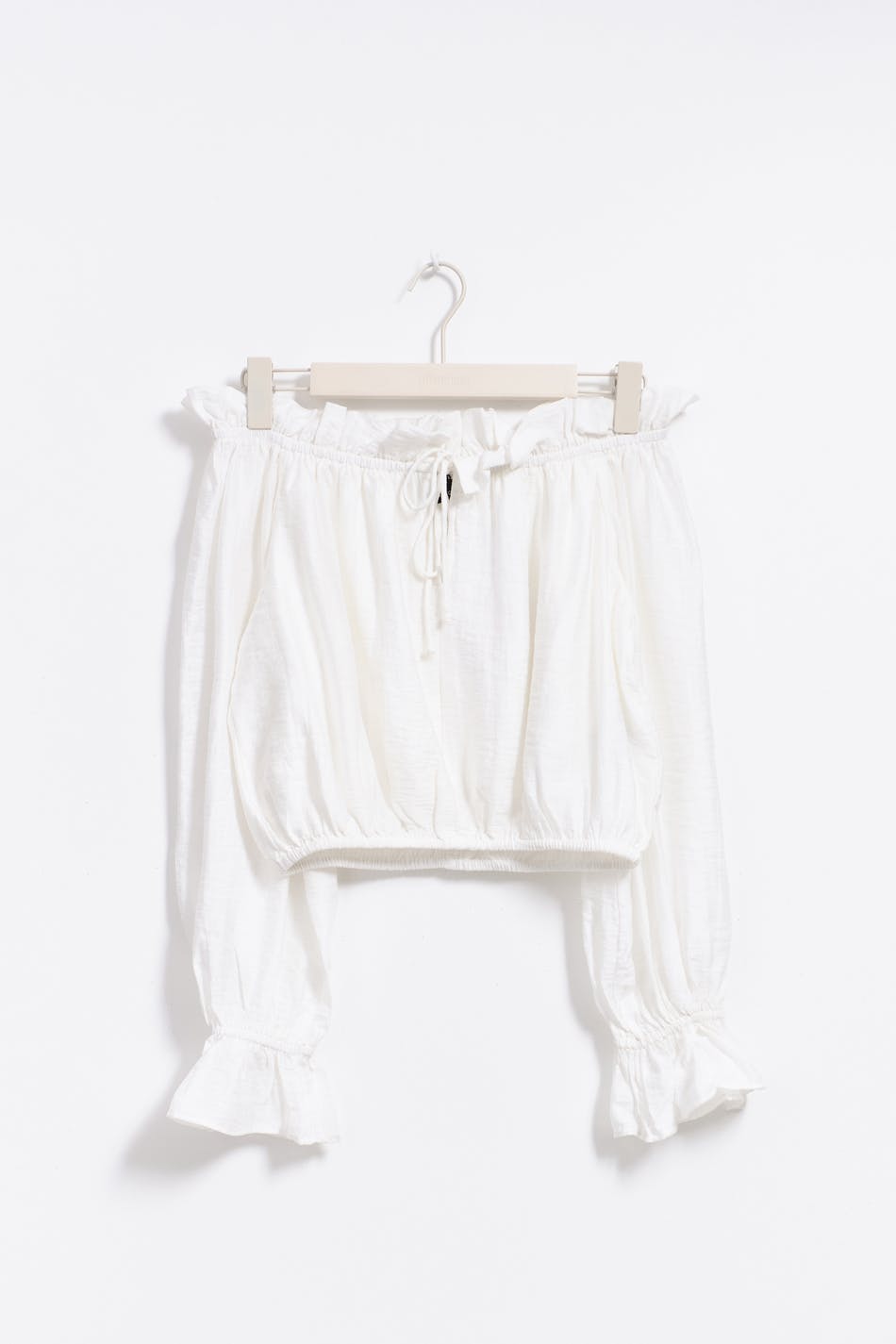 Off shoulder blouse - Blanc