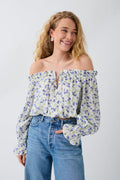Off shoulder blouse - Blanc