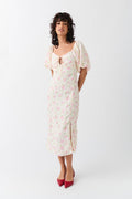 Short sleeve dress - Tapioca mel