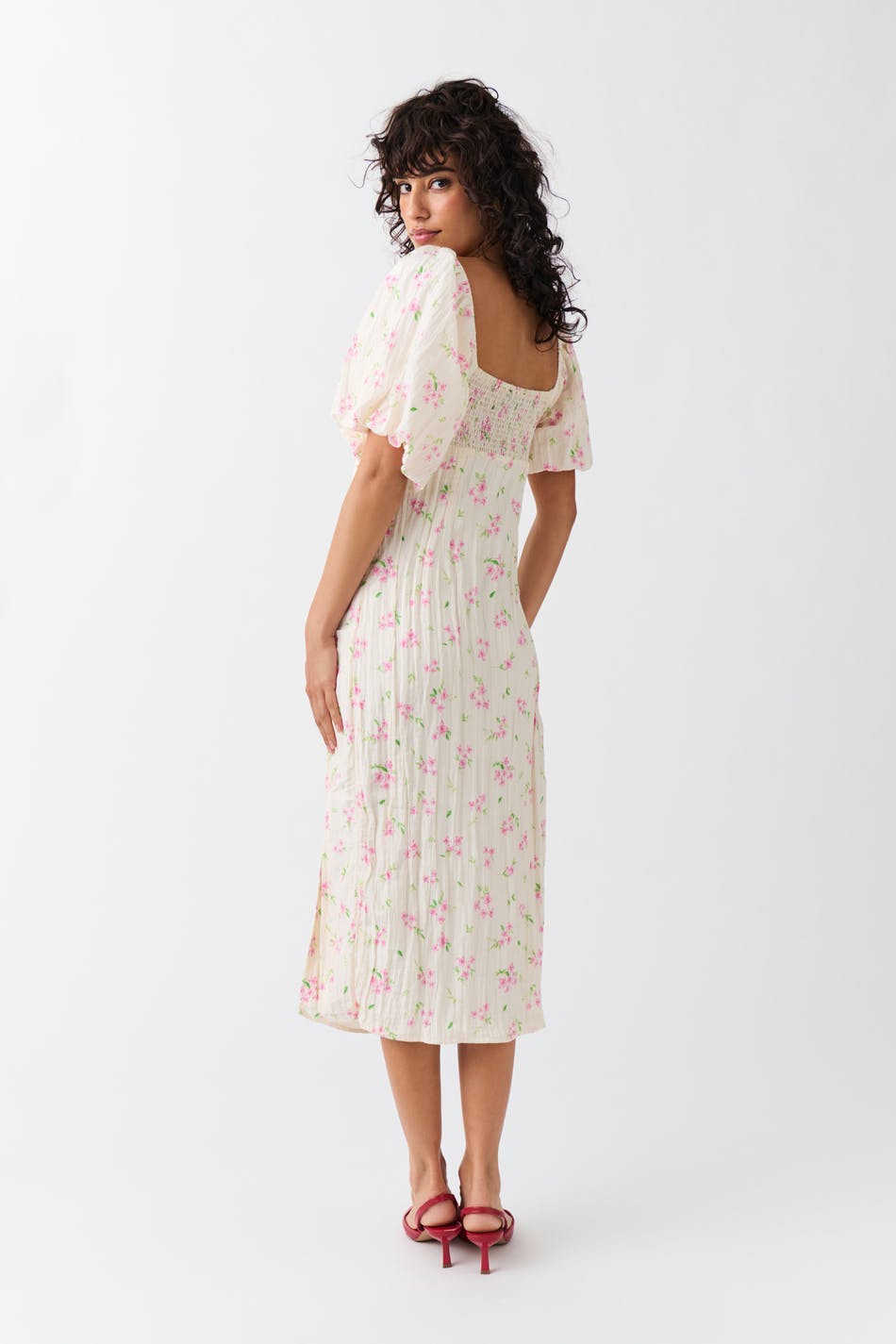Short sleeve dress - Tapioca mel