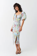 Short sleeve dress - Tapioca mel