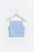 Smock top - Bleu clair