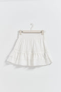 boho skirt - Blanc