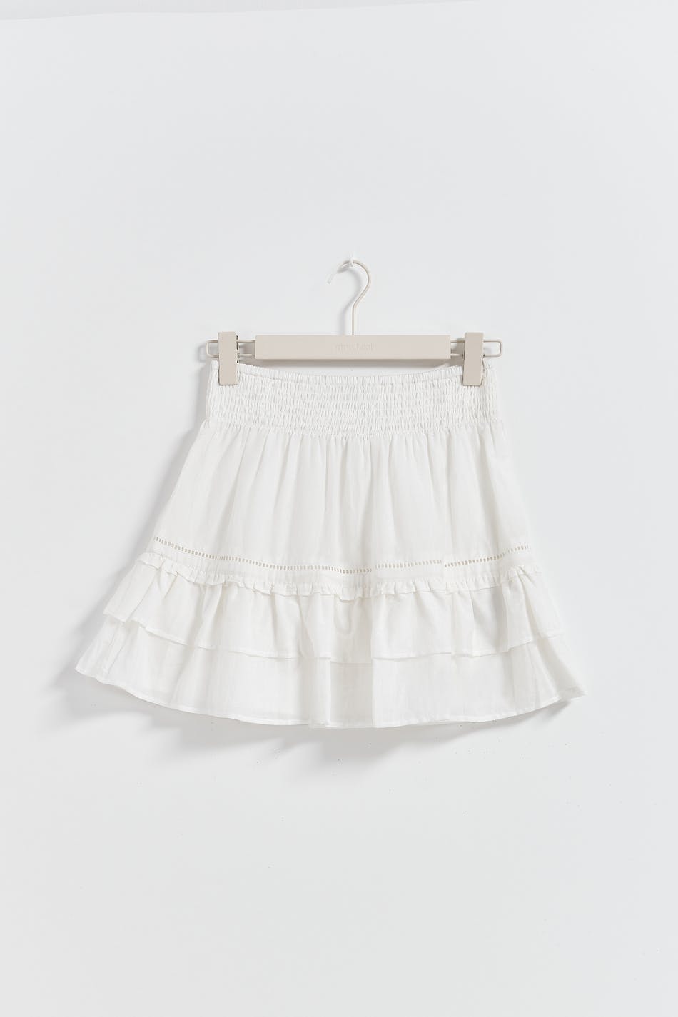 boho skirt - Blanc