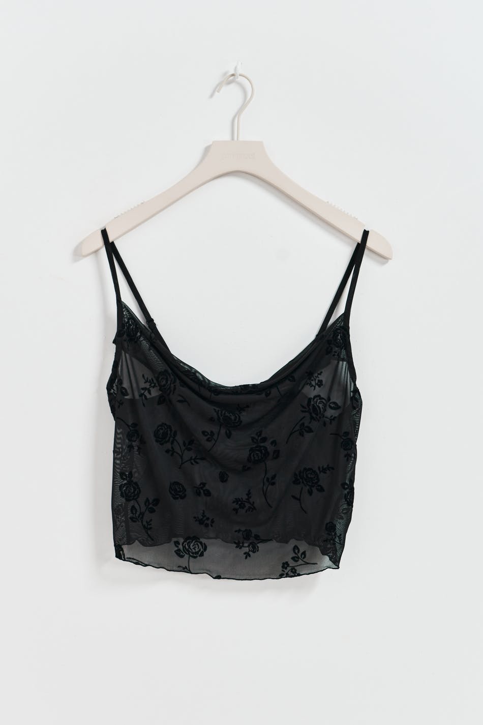 Burnout cowlneck singlet - Noir