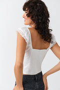 Cute mini  top - Blanc