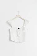 Cute mini  top - Blanc