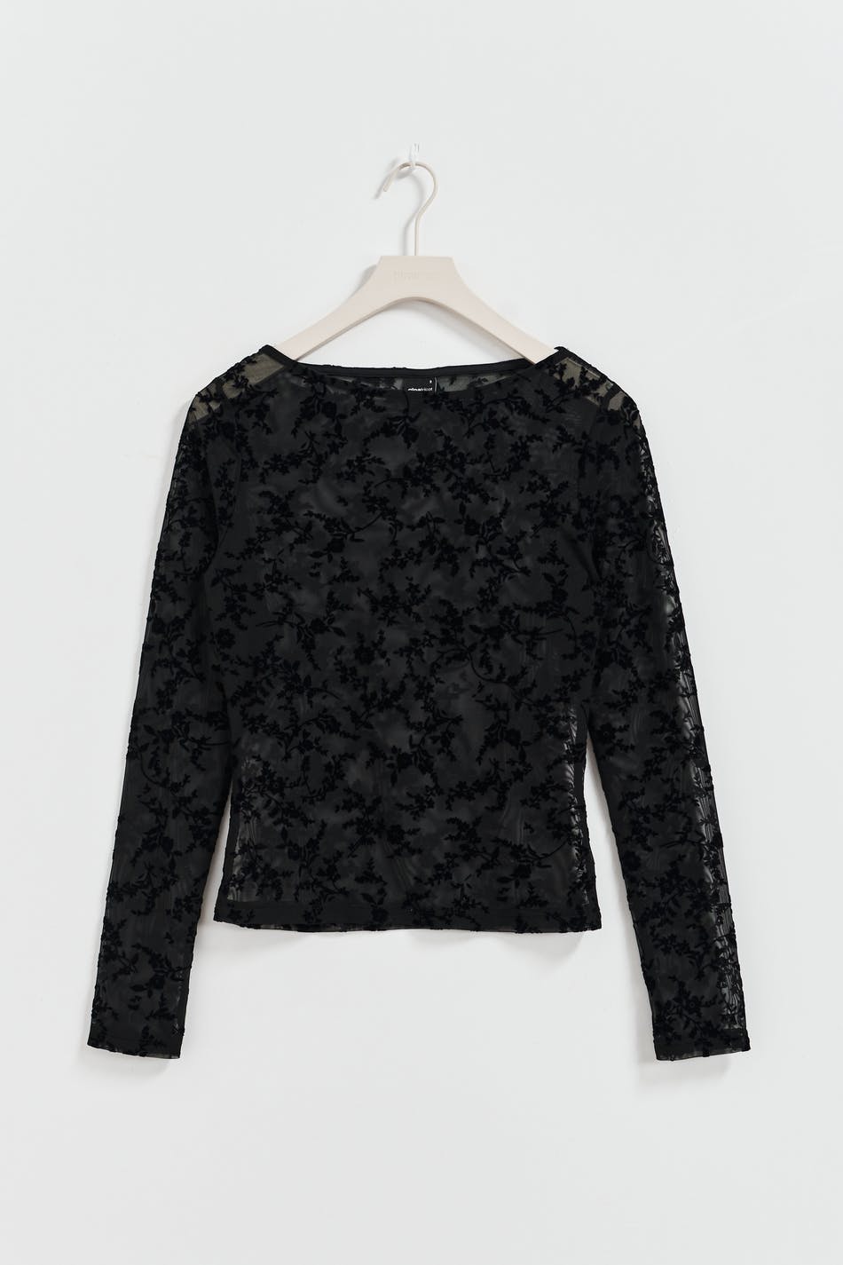 Burnout boatneck top - Noir