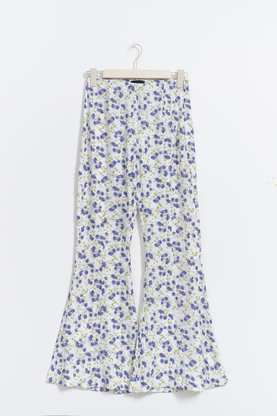 Flare trousers - Cornflower aop