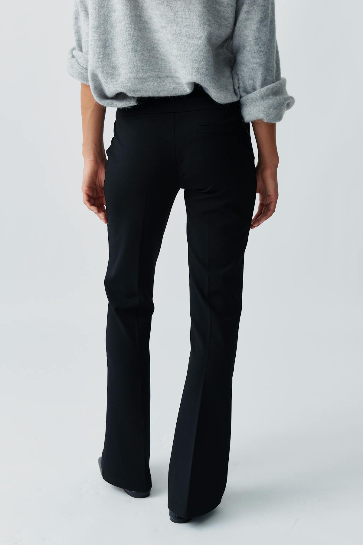 Jersey tailored trousers - Noir
