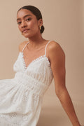 dress - Black ditsy