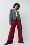 drawstring wide trousers - Tender touch
