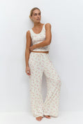 drawstring wide trousers - Zinfandel