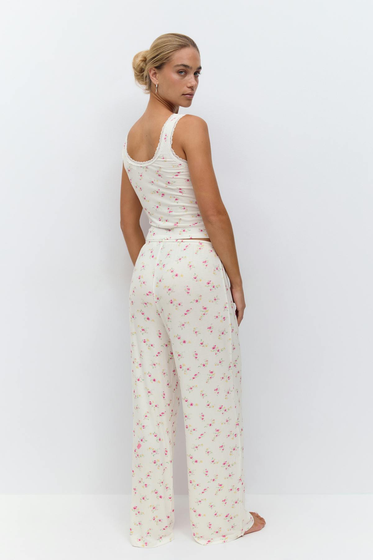 drawstring wide trousers - Zinfandel