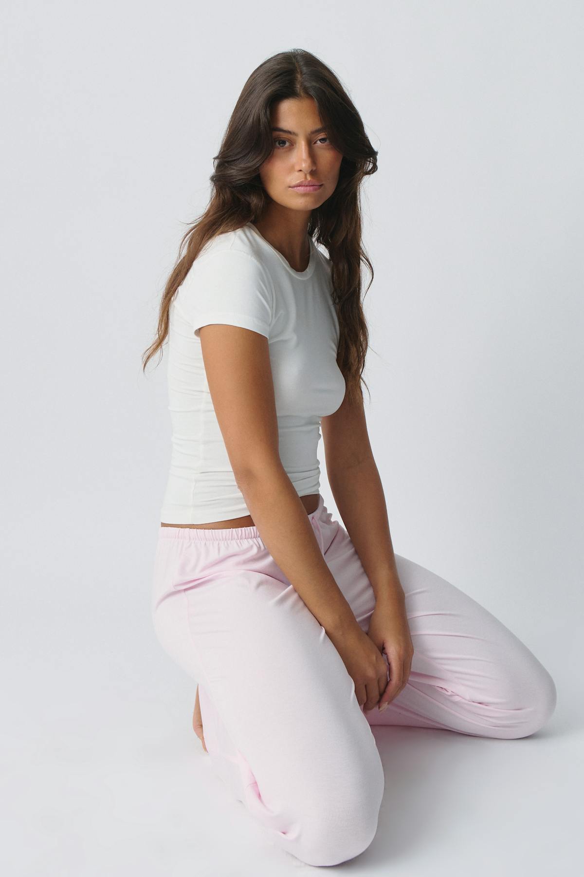 drawstring wide trousers - Gris anthracite