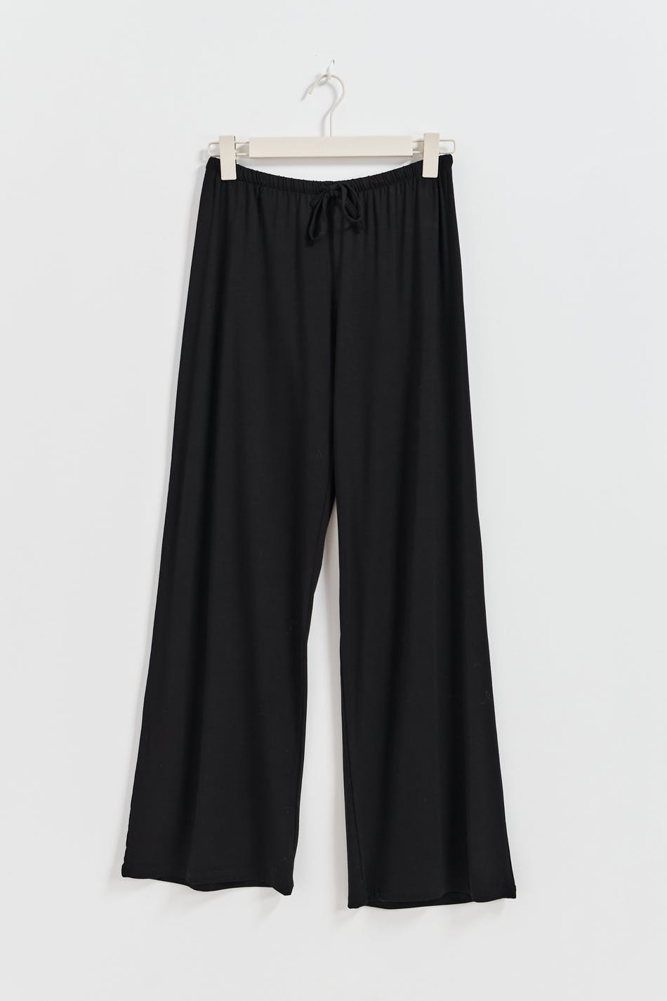 drawstring wide trousers - Noir