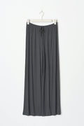 drawstring wide trousers - Gris anthracite