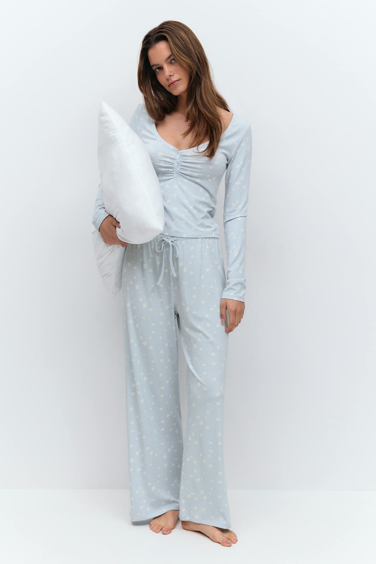 drawstring wide trousers - Midsummer offwh
