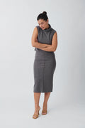 Soft skirt - Brown melange