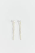 Pearl earrings - Blanc cassé