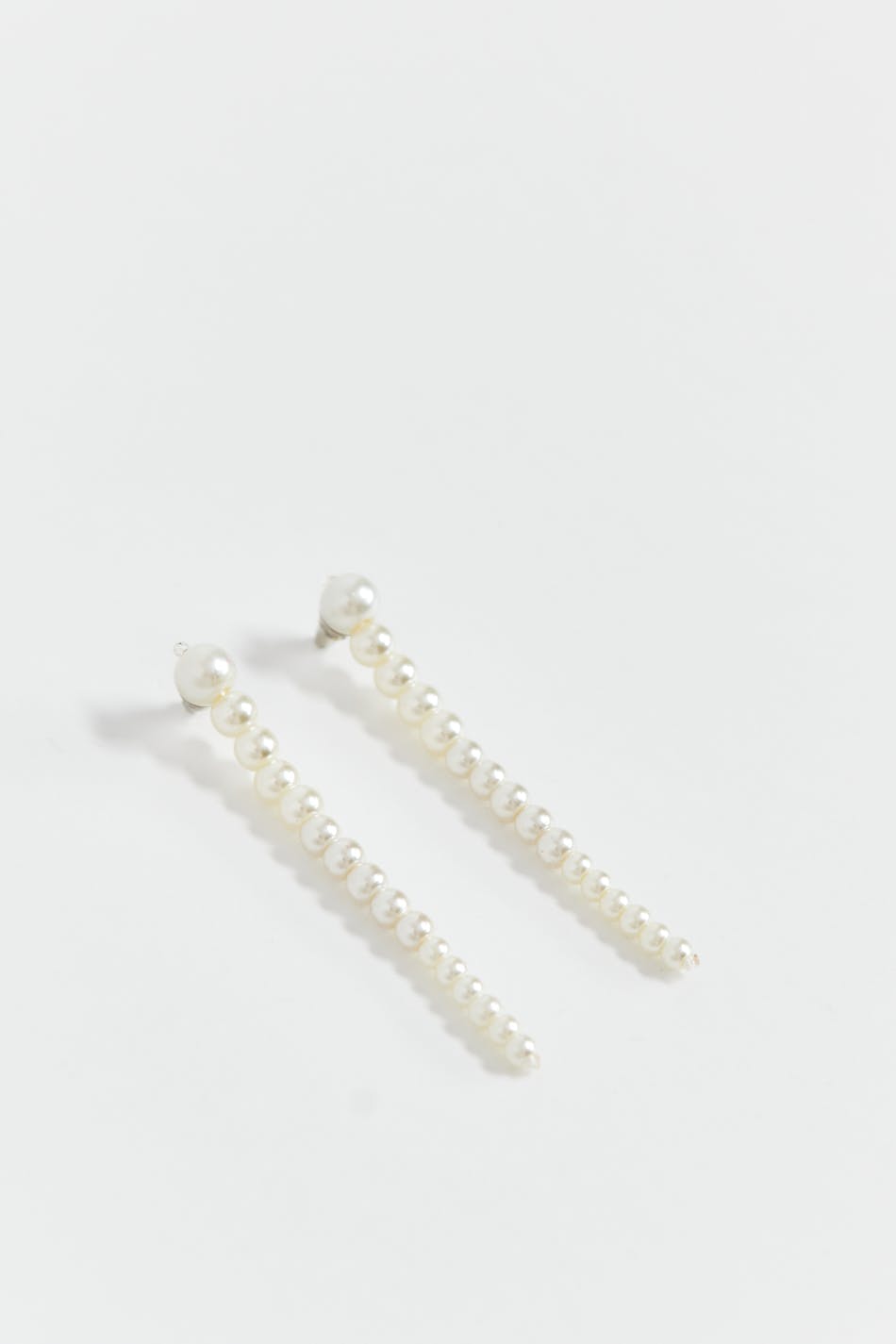 Pearl earrings - Blanc cassé
