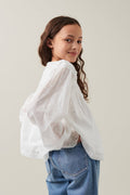 Y v blouse - Blanc
